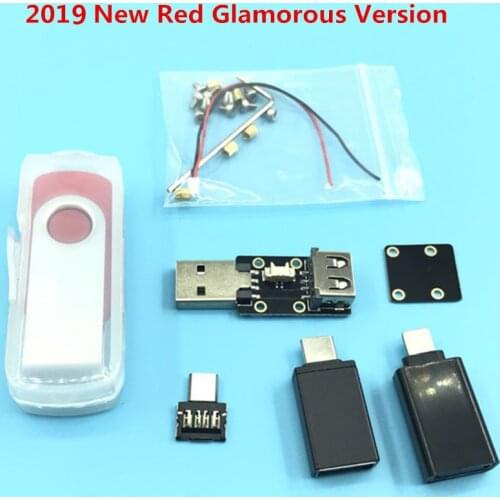 2018 New USBKiller V3.0 Replica -215 VDC Tester Mini High Voltage Pulse Generator Geek Jock Mischief Toy Better Than Dark Purple