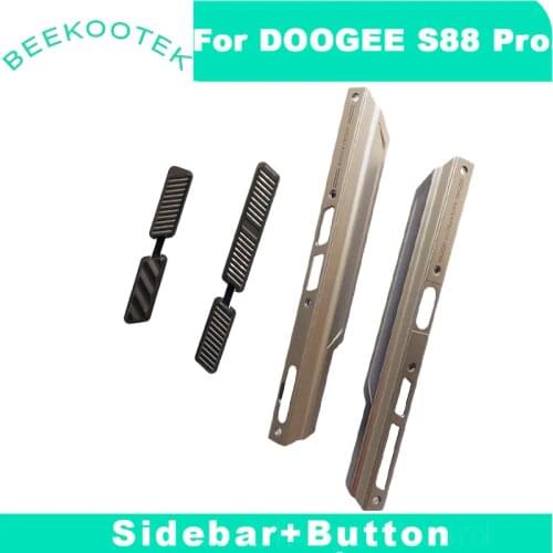 New Housing A Frontal shell Middle Side Metal Frame Housings Case Middle+Power Volume SOS Button Repair Parts For Doogee S88 Pro