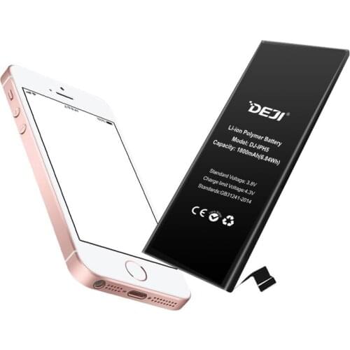 DEJI Original Li-polymer Battery For iPhone 5/5G High Capacity Real 1800mAh Internal Batteries Replacement With Tool Kit Repair
