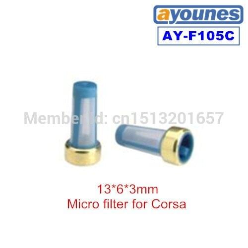 Free shipping 200pieces fuel injector filter with size13*6*3mm for highlander repair kits (AY-F105C)