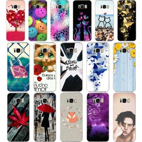 B Silicon phone Case For Samsung Galaxy S8 S10 Cases Cover For Samsung S8 S10 plus Phone shell new design full 360 protective
