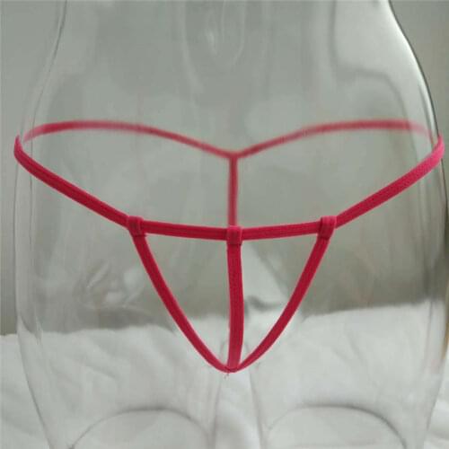 Mens panties sexy underwear men underpants gay micro Thongs tanga Solid color Hollow out Open file Unisex String Fun Breathable