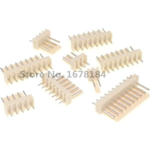 50pcs 2510-A KF2510 connector 2.54MM PITCH MALE pin header 2P/3P/4P/5P/6P/7P/8P/9P/10P/11P/12P Straight needle FOR PCB 2.54MM