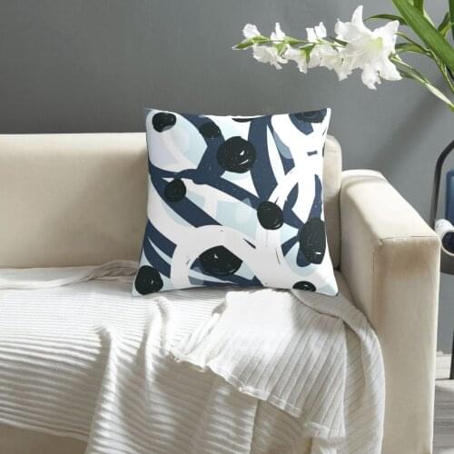 Abstract Navy Colors Painting Seamless Pattern pillowcase printed cushion cover sofa waist pillow pillow cover