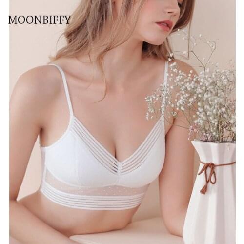 Sexy Bra U Backless Wireless Seamless Soft Cup Bras Underwear Women Invisible Thin Cup brassiere Lingerie Solid Black New