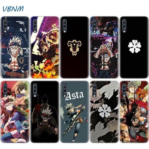 Anime Astas Black Clover Heart Phone Case For Samsung Galaxy A51 A71 A50 A70 A20 A30 A40 A10 A20E J4 J6 A6 A8 A7 A9 2018 Cover