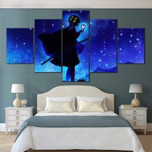 Demon Slayer Wall Painting Tsuyuri Kanawo Anime Japanese Anime Home Decor Painting Posters Wall Decor Home Room Art Painting