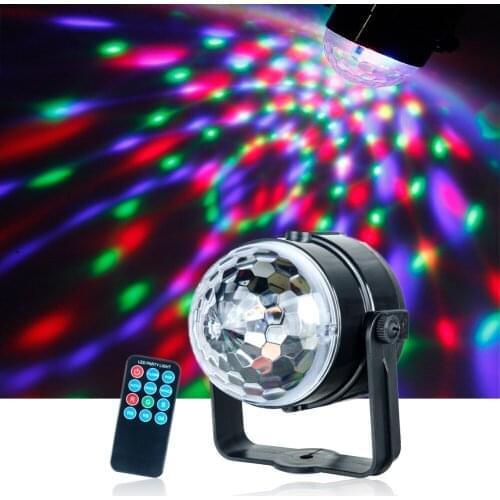 DJ Disco Ball Lumiere 3W Sound Activated Laser Projector RGB Stage Lighting effect Lamp For Christmas KTV Music Party Home