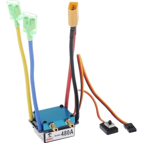 480A Brushed ESC Electric Controller Dual Mode 3A For Boat XT60 Plug