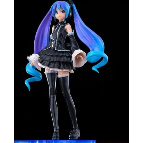 Anime Figure Toy 17cm Japan Anime Black clothes purple hair Sakura Action Figures Toys PVC Figure Model Toys girl birthday gifts