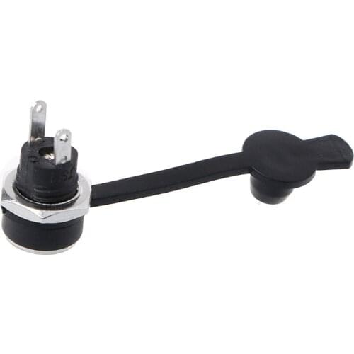 Female DC Power Jack Plug Socket Waterproof Electric Panel Mount Connector 5.5mmx2.5mm 8.28