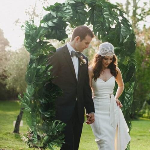 Hawaii Jungle Artificial Tropical Palm Leaves Hawaiian Luau Party Decorations Beach Flamingo Wedding Party Home Garden Decor