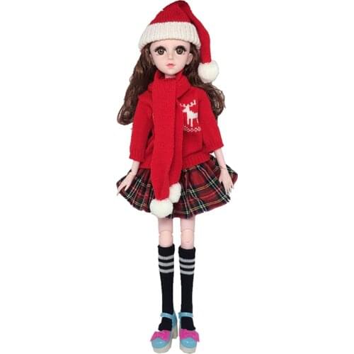 1/3 60cm BJD Dolls with Handmade Sweater 21 Movable Jointed Dolls Toy Accessories Clothes for Doll Toy for Girls