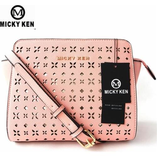 MICKY KEN Brand 2020 New Female Package Fashion Carved Small Messenger Bag Shoulder Bag 3088 # Women Handbags
