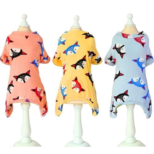 Sweet Pet Dog Jumpsuit Pajama for Small Dogs Terrier Pajamas Overalls Puppy Cat Clothes pyjama chien Shih Tzu Yorkshire