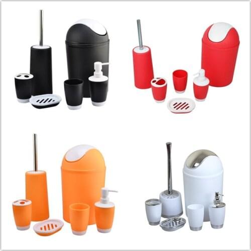 60pcs 10sets High-quality Bathroom Accessory Set Washing Tools Bottle Mouthwash Cup Soap Toothbrush Holder Household Articles