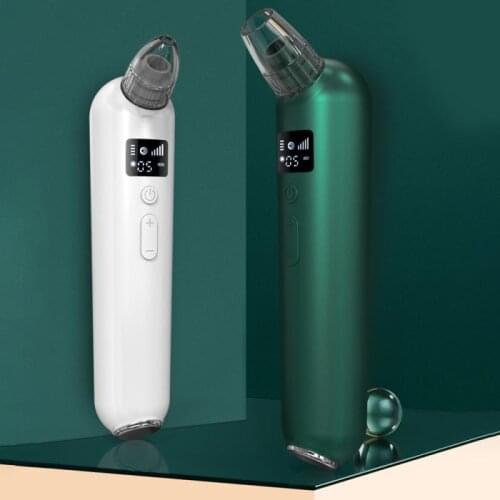 Heating Blackhead Remover Pore Vacuum Cleaner Facial Pore Cleaner Skin Acne Sucker Heating Exfoliating Beauty Instrument