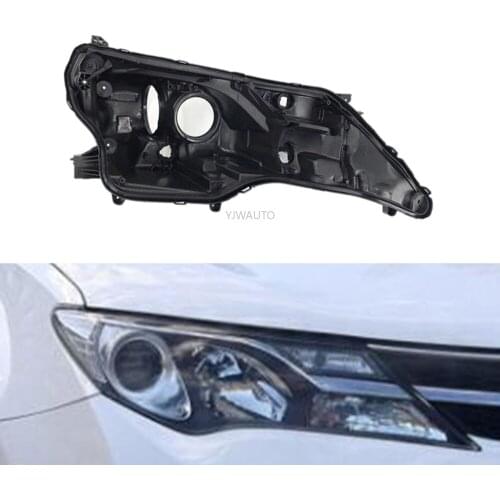 Headlight Base For Toyota Rav4 2013 2014 2015 Headlamp House Car Rear Base Front Auto Headlight Back House with HID