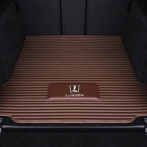 Fit For Luxgen U5 U6 U7 M7 S3i S5 SUV MPV MG 3 6 GT GS ZS MG3 MG3SW MG5 MG6 eMG6 Leather car trunk mat mats carpet carpets pad