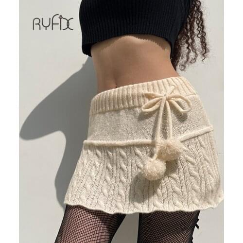 Женские трикотажные юбки Ryfix China At AliExpress