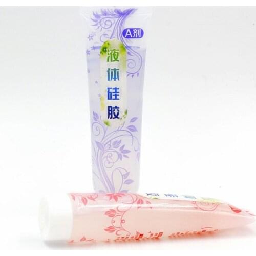 200g Mold Making Silicone Kit Natural defoaming Non-toxic Non-odor Normal temperature cured 1:1