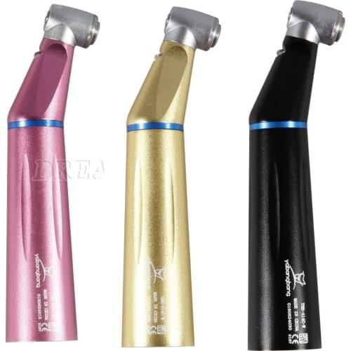 Dental LED Fiber Optic Contra Angle Low Speed Handpiece E-generator Push button Kavo Type