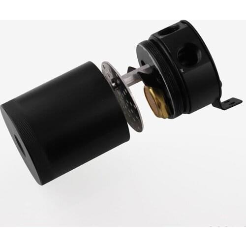 Universal Racing Baffled Aluminum 2port Oil Catch Can Tank Air-oil Separator