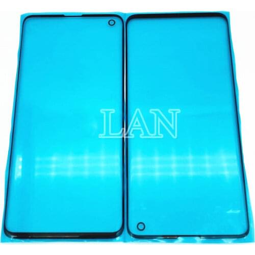5pcs Original Glass For Samsung S10 SM-G9730 Lcd Display Screen Repair Front Out Glass Panel Replacement