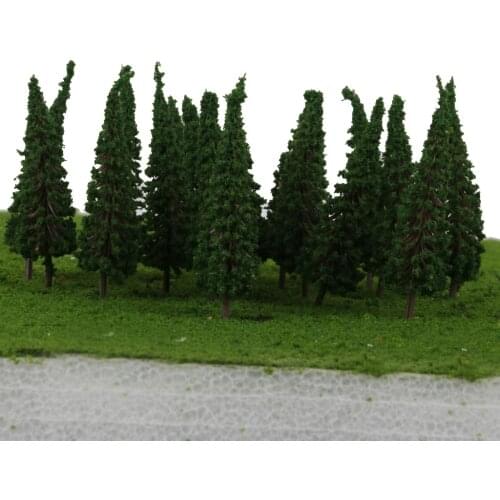100Pcs/Pack HO OO Scale Pagoda Tree Model for Train Railway Scenery Building