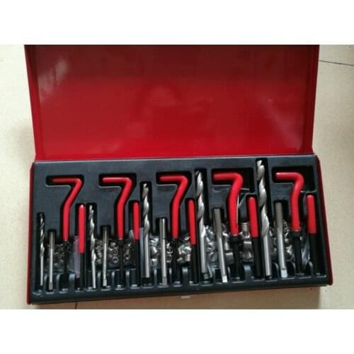 131 Pcs Auto Engine Block Restoring Damaged Thread Repair Tool Kit M5 M6 M8 M10 M12 5sets