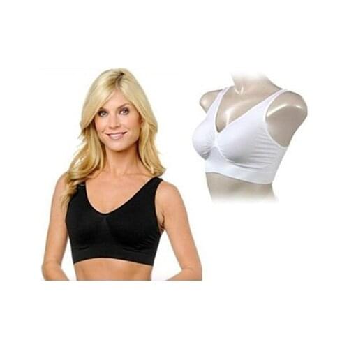 3pcs/lot ahh Bra without pads Sexy Seamless wire free plus size bra (opp bag)