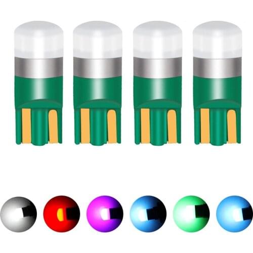 4PCS T10 LED Bulbs White 168 501 W5W LED Lamp T10 Wedge 3030 Interior Lights 12V 6000K Parking Lamp Bulbs Daytime Running Light