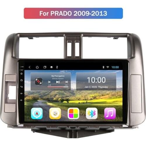 Android 10.0 system Quard Core 2G+32G WIFI HD screen 1024*600 Car GPS Nagavition for PRADO (150) 2010-2013 Car Radio Multimedia