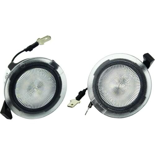 For Ford F-150 05-14 Edge 07-18 Explorer Flex Fusion Taurus Led Under Side Mirror Puddle Light Super Bright White Pathway Light