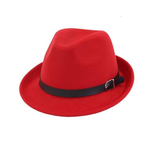 New Classic retro Autumn winter wool mens fedoras womens felt hat Ladies sombrero jazz Male bowler hat outdoor vintage top hat