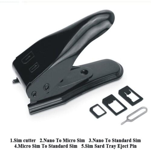 Good quality 2in1 Nano Micro sim card cutter Transformation for iPhone Samsung For Cell phone Upgrade dual use 50sets/lot