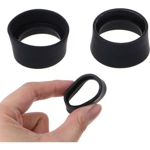 2Pcs Soft Rubber Eyepiece Eye Shield 29-30mm Eye Guards Cups Eyepiece Covers For Binocular Microscope Drop Ship