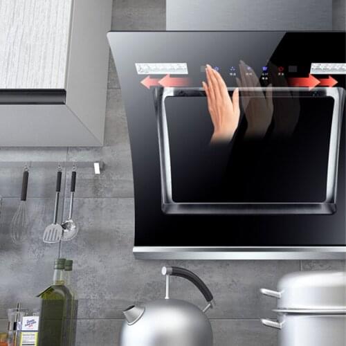 500MM kitchen extractor hood Ventilator Suction 50cm Kitchen Range Hood Small Side suction Cooker Hood Smart induction cleaning