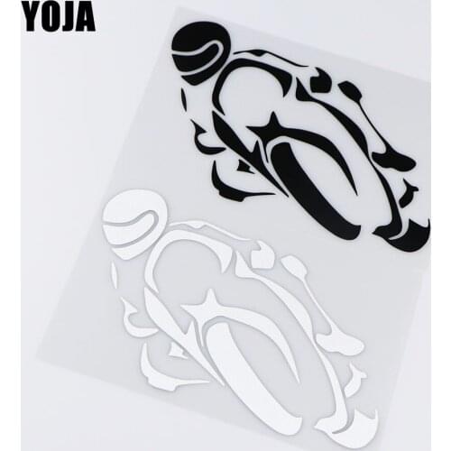 YOJA 18X11.5CM Motorcycle Rider Personality Car Sticker Decoration Accessories ZT4-0219