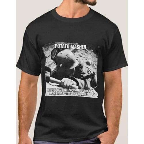 WWII German Hand-grenade 'Potato Masher' Wehrmacht T-Shirt. Summer Cotton O-Neck Short Sleeve Mens T Shirt New S-3XL