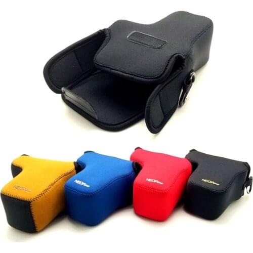 Neoprene Soft Camera bag inner case cover For Sony A6100 A6500 A6400 A6300 A6600 with 16-70 18-55mm slr camera pouch portable