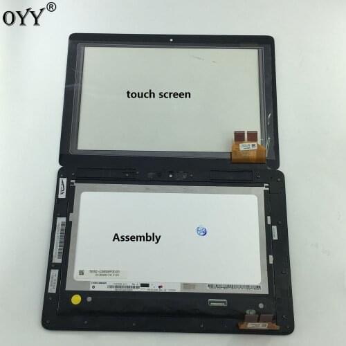 Full LCD display & Touch Screen panel Digitizer assembly with frame for Asus PadFone 2 Station A68 Tablet PC 41.1AUP304.203