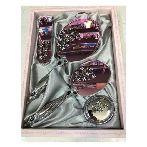 Powder Mirror Comb Set