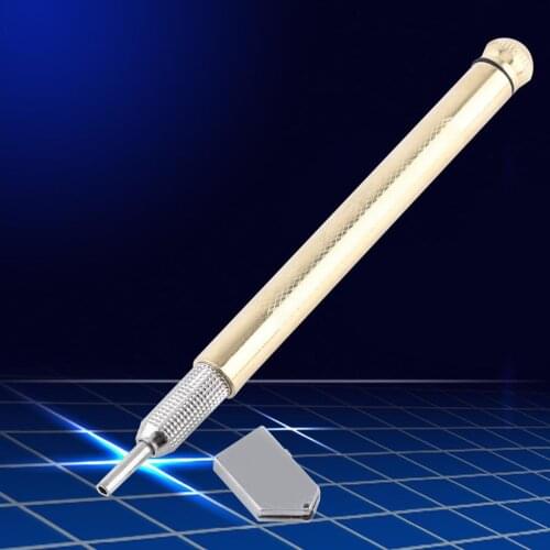Professional Steel Handle Glass Rhinestone Self-lubricating Oil Feed Tipped Glass Cutter Cutting Craft Glazing Tool