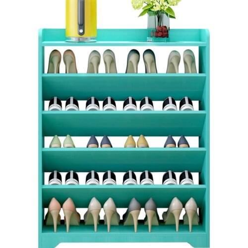Shoe rack simple household multi-layer shoe cabinet economical multi-function home door small shoes shelf slope save space