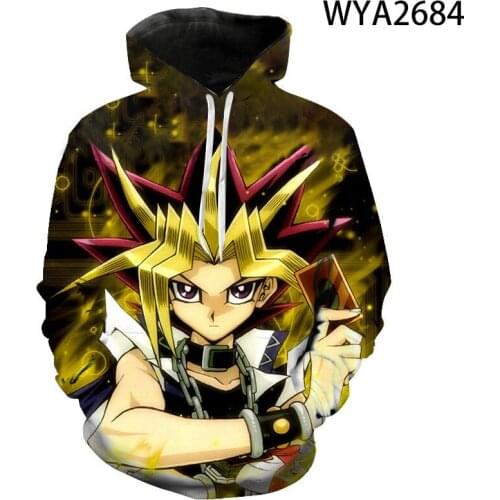 Spring And Autumn Hoodies Yu Gi Oh Sweatshirts 3D Printed Men Women Children Fashion Boy Girl Kids Pullover Jacket Casual Tops