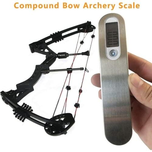 Luoyer Archery Bow Scale 110lb/50kg Hanging Handheld Scale Recurve/Compound Bow Tune Scale Peak Weight/Hold Weight Multifunction