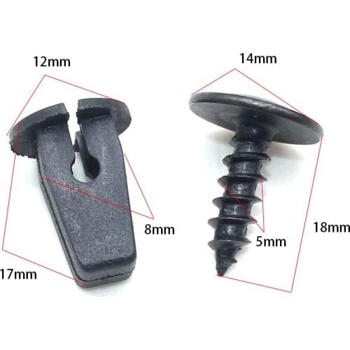 For POLO tiguan Octavia Fender screw Leaf board lining screw clip