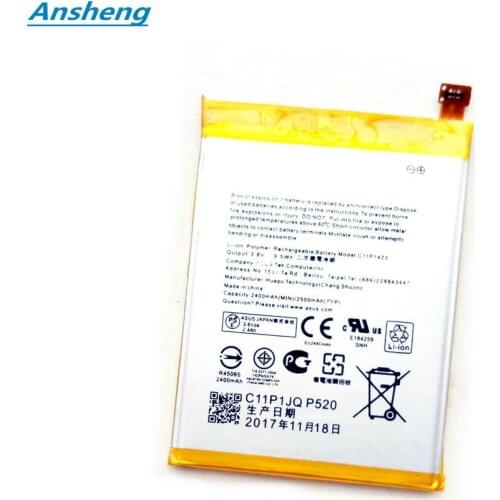 Ansheng High Quality 2400mAh C11P1423 battery for Asus Zenfone 2 ZE500CL Z00D 5.0 inch Smart phone