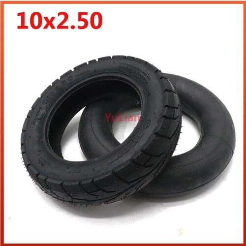 High Performance 10x2.50 Inner Outer Tire 10 Inch Thickening Tyre for Electric Scooter Balance Drive Bicycle Parts